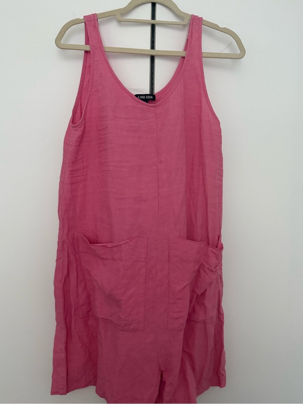 Ilana Kohn Gary Short Romper in Bubblegum Pink / Small